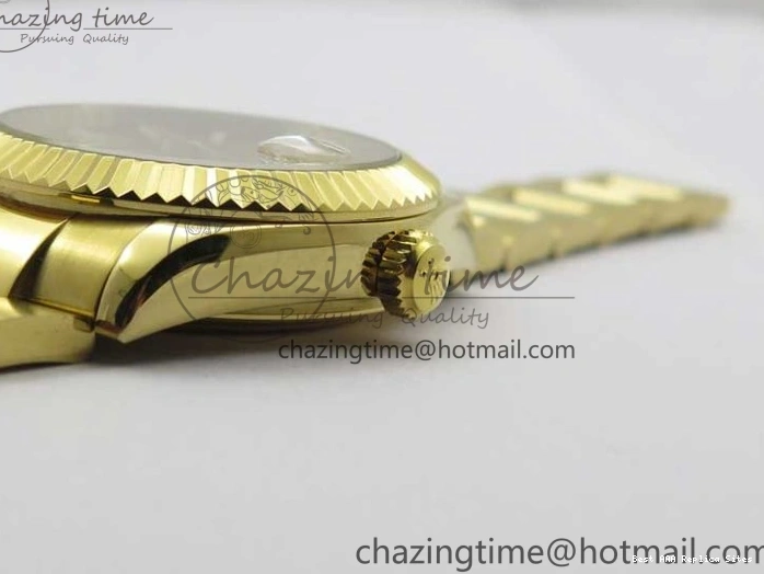 Best AAA Replica Sites YG 326934 Sky-Dweller YG on TravelReady Bracelet 2785 Dial A23J Gold AIF to 1217
